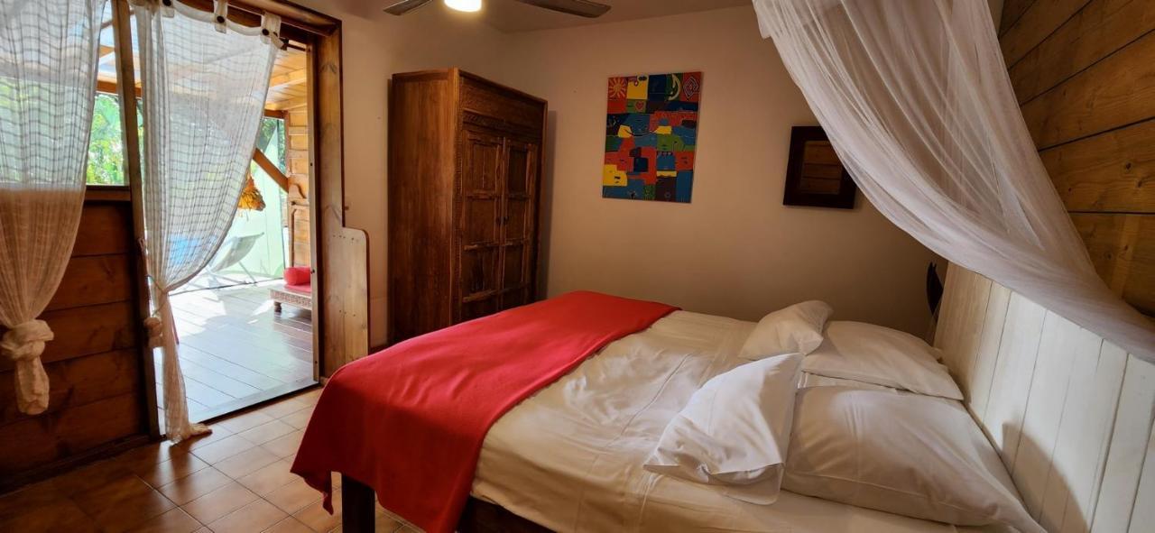 Les Bananes Vertes Ecolodges Saint Claude Bagian luar foto