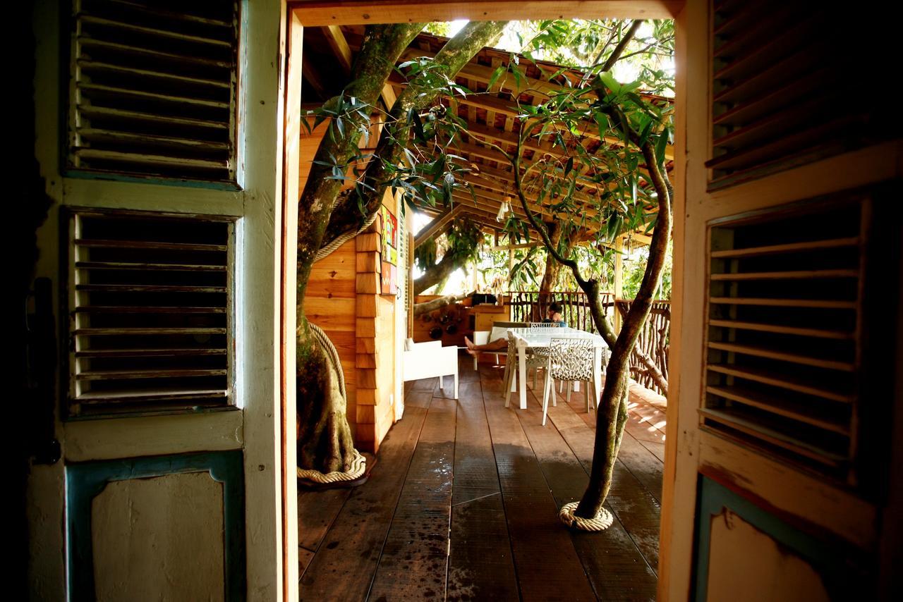 Les Bananes Vertes Ecolodges Saint Claude Bagian luar foto